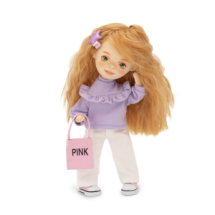 Тканевая кукла Orange Toys Sweet Sisters Sunny в сиреневой кофте 32см, Весна