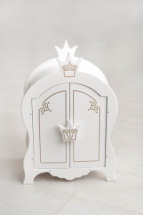 Мебель для куклы MEGA Toys Shining Crown Шкаф цвет белоснежный шёлк