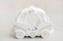 Мебель для кукол MEGA Toys Shining Crown Кроватка цвет белоснежный шёлк